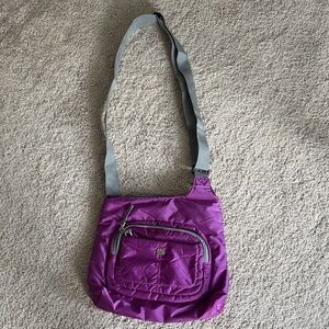 SwissGear Purple and Gray Crossbody Bag